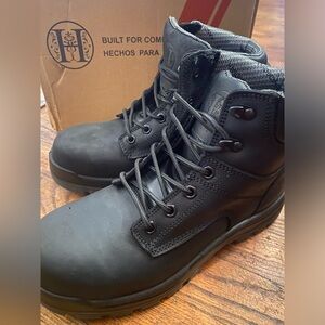 Handmen work Boots Black Men's size 8 Boots-NIB